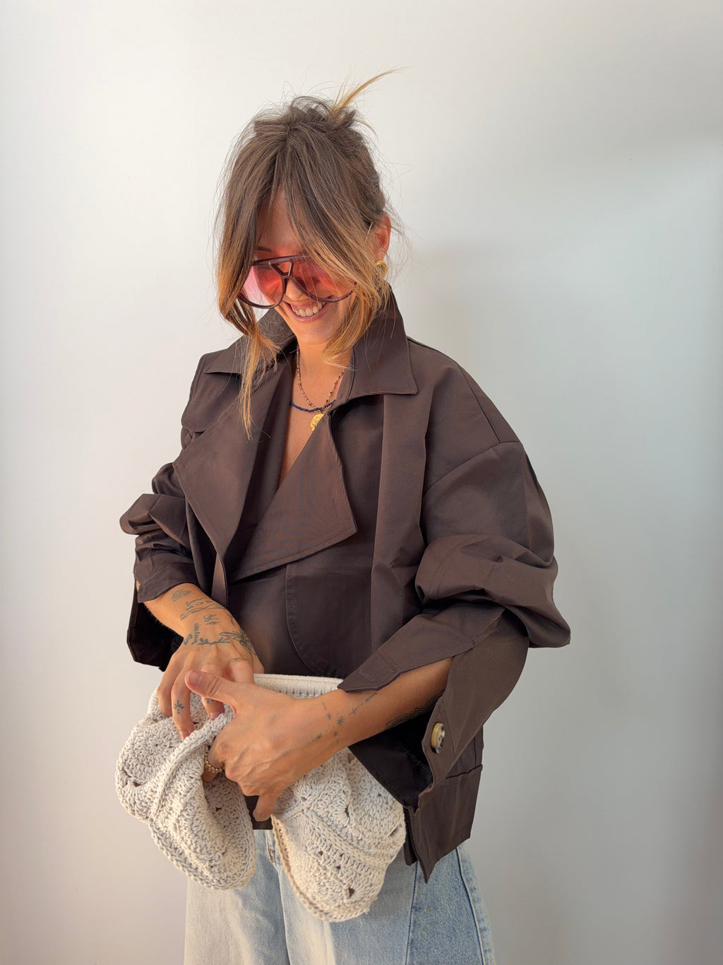 Trench Milan - chocolat