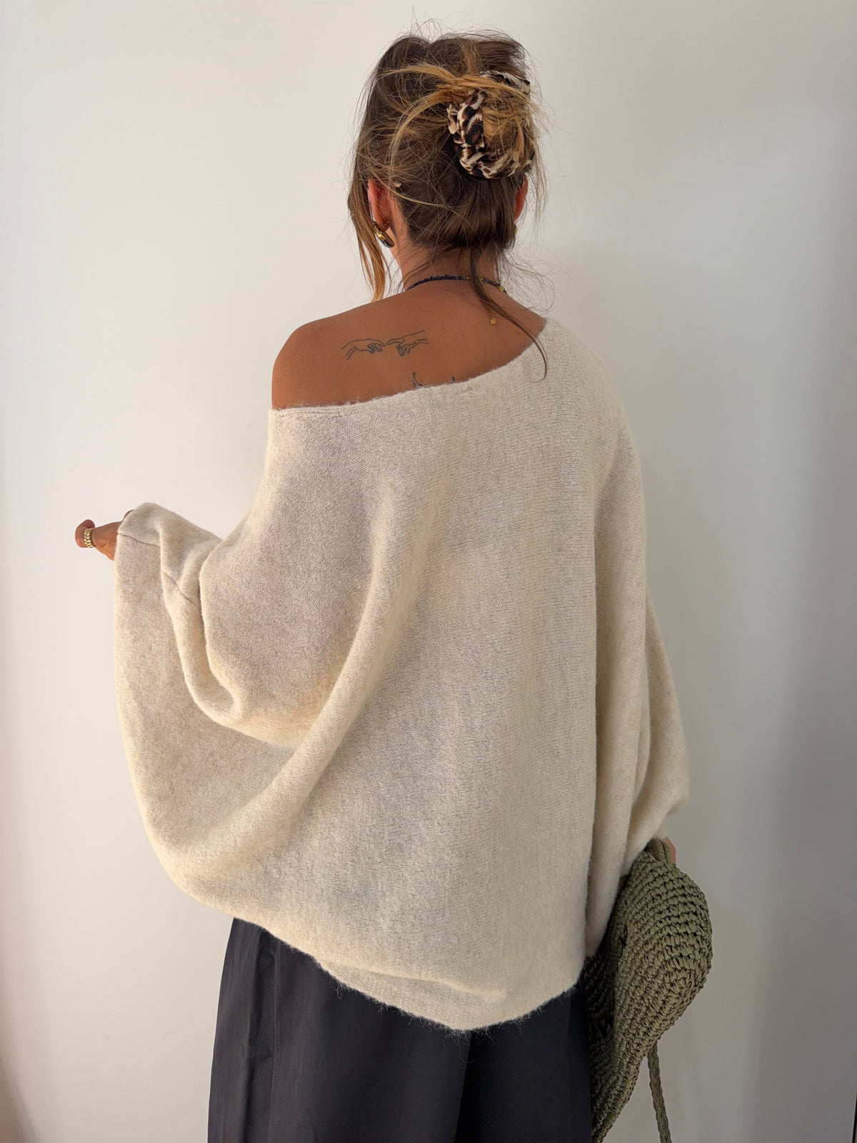 Pull oversize - beige