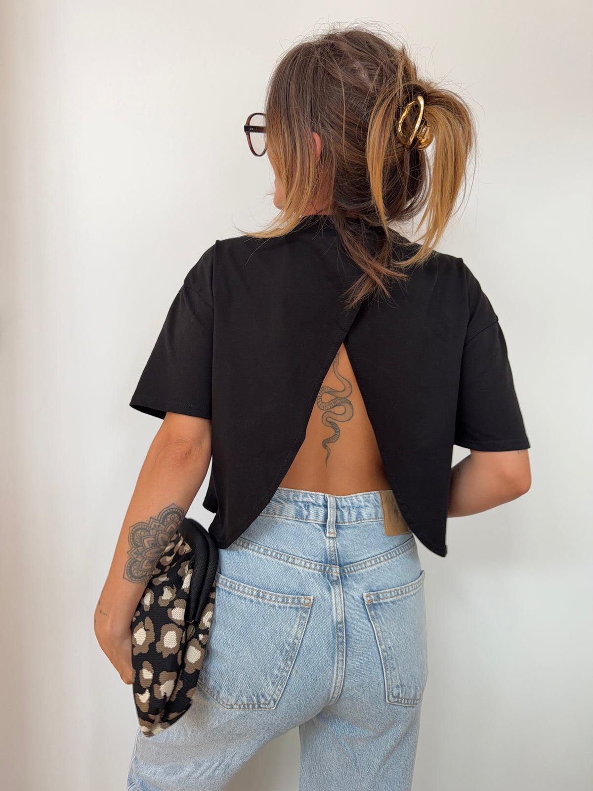 T-shirt Mia Lover's - noir