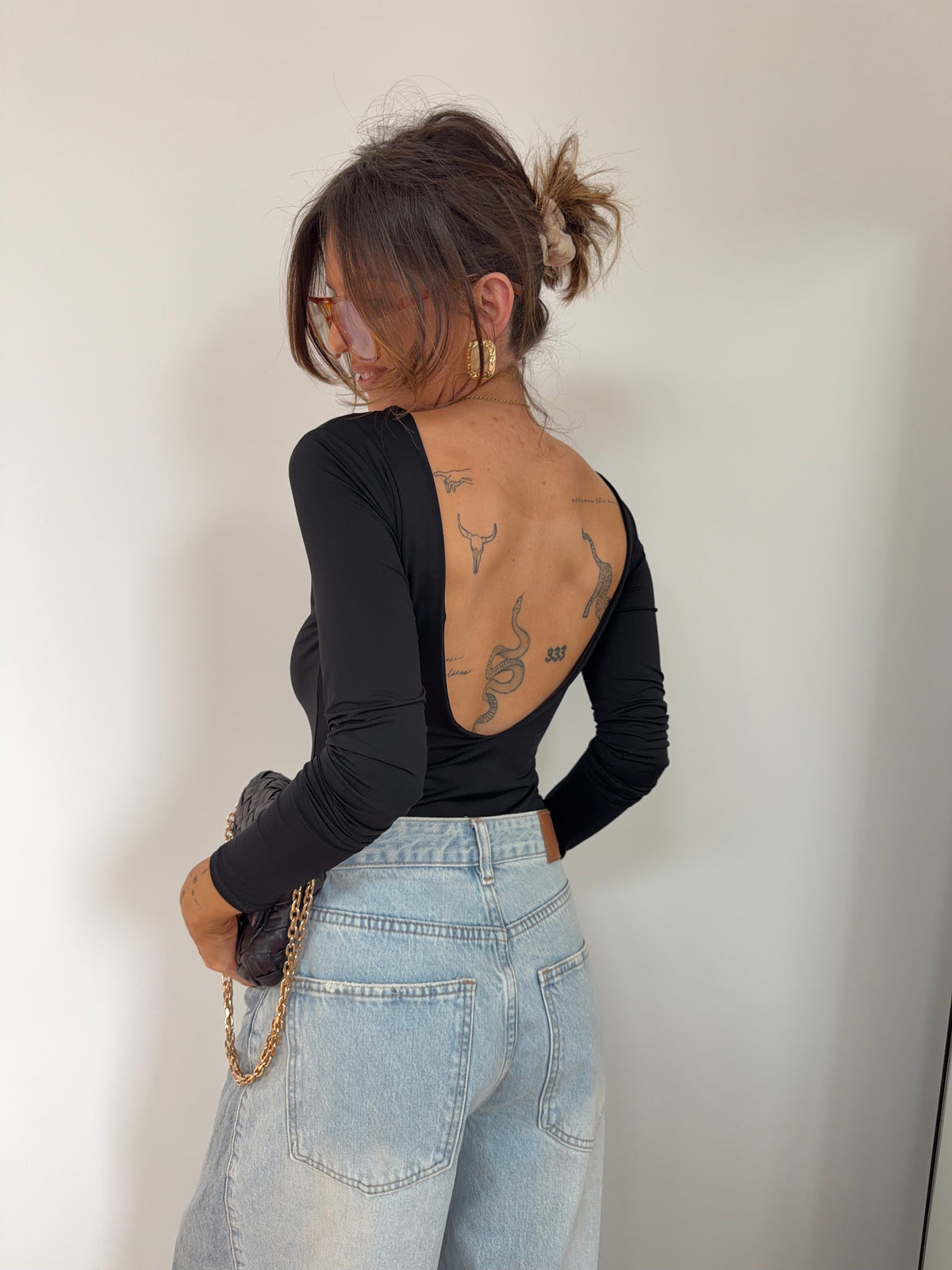 Body manches longues - noir