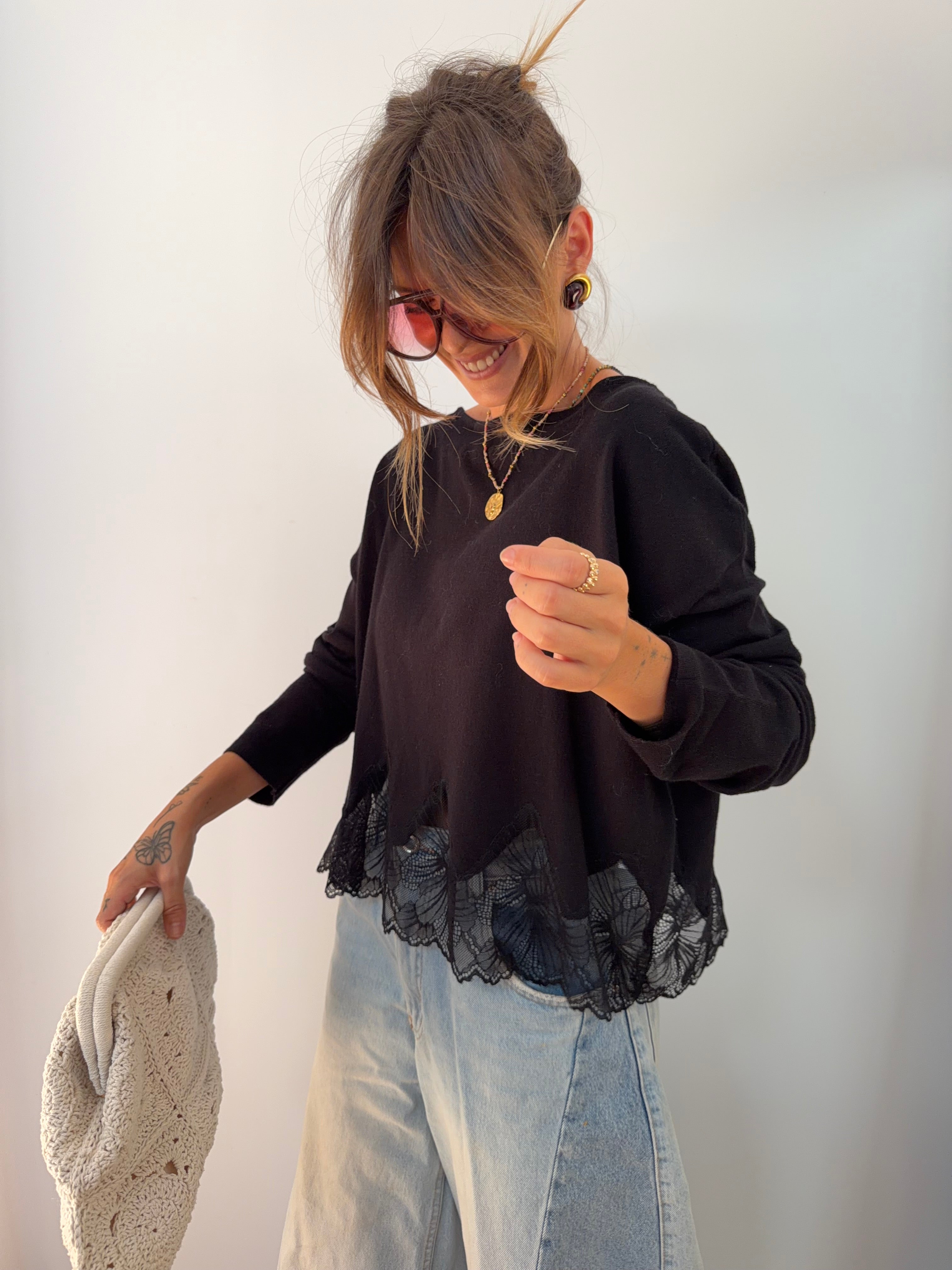 Pull Doha - noir