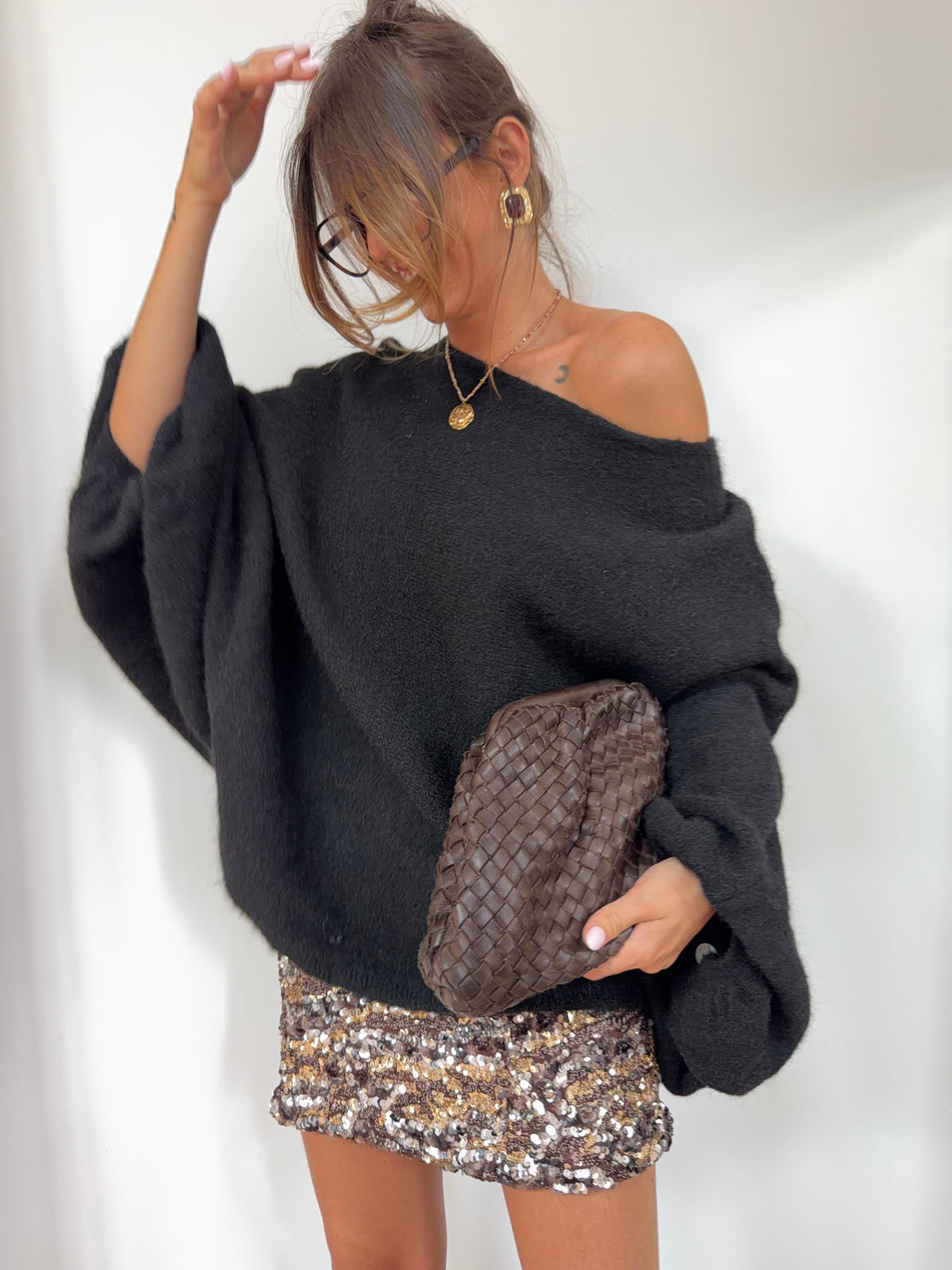 Pull oversize - noir