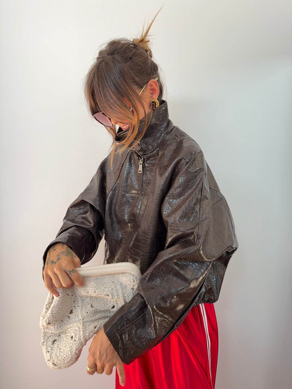 Veste Athènes - croco