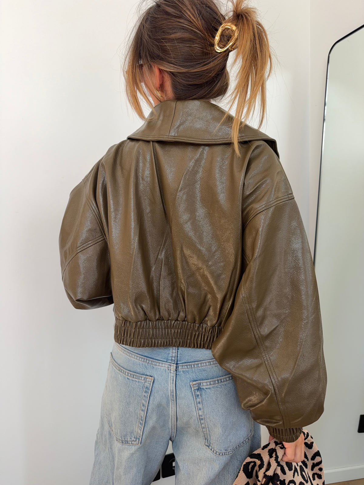 Veste simili kaki